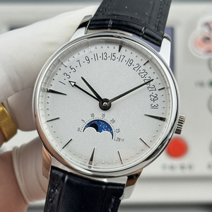 Reloj multifunción de alta calidad para hombre con fase lunar blanca: reloj mecánico de lujo, estilo empresarial y resistente al agua - Product Image 2