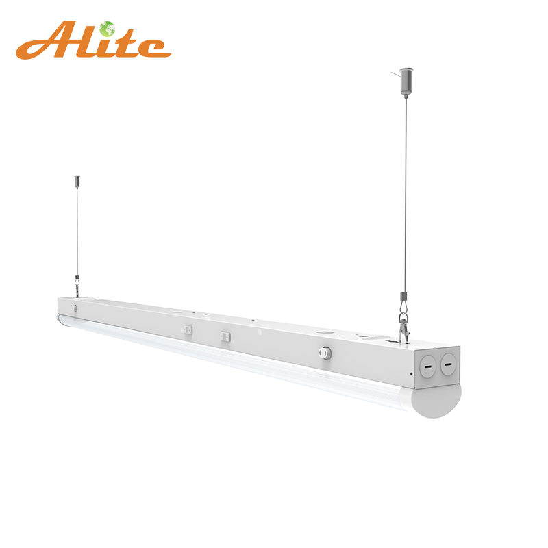 Luminária led de luz linear com 4 pés de alto lumens, luz de led popular