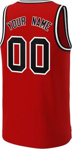 เสื้อบาสเก็ตบอลแบบกำหนดเองสำหรับผู้ชายและเยาวชน สไตล์ฮิปฮอปยุค 90s เสื้อกีฬาแบบเย็บหรือพิมพ์ลาย พร้อมชื่อ หมายเลข และโลโก้ส่วนตัว - Product Image 2