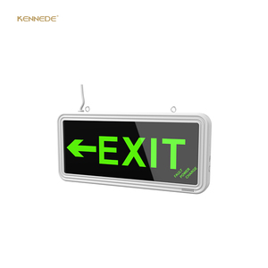 Tuoming ODM/OEM lampu penanda keluar api darurat bohlam LED kaca hijau untuk lorong koridor tangga lobi lorong lorong - Product Image 1