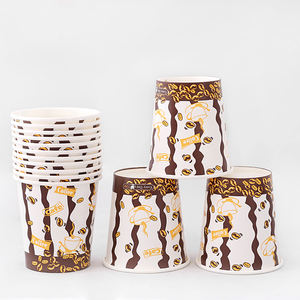 Copo De Papel De Parede Unica Personalizado Papel Eco Descartavel Copo De Café De Papel De Bebida Quente - Product Image 4