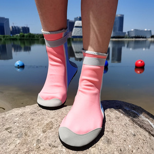 Calcetines de Playa de Caña Alta para Niños y Adultos, de Secado Rápido, Antideslizantes, Resistentes a Cortes, para Natación y Buceo, Material Lycra - Product Image 4