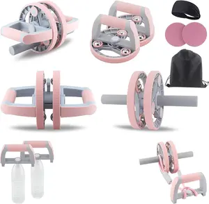 Équipement de musculation Wellshow Roue abdominale Barres de pompes Haltères Kettlebells Bandes de résistance - Product Image 1