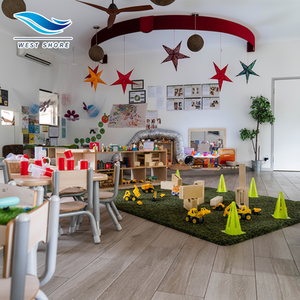 Ensemble de table et de chaises de classe pour école maternelle, garderie, école, en bois écologique Montessori - Product Image 1