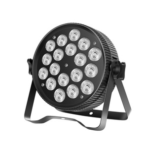 ไฟพาร์แบน Jiechuang 18 ชิป 10W สีสันครบถ้วน สำหรับเวที แสงสีสันหลากหลาย เหมาะสำหรับห้องเต้นรำ งานแต่งงาน - Product Image 2