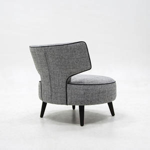 Fauteuil simple et moderne en métal pour salon, balcon, bureau, maison d'hôtes, réception d'hôtel, fauteuil de détente - Product Image 3