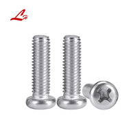 Vis à métaux à tête cylindrique DIN7985 vis cruciforme à tête ronde Phillips fabricants chinois SS304 316 acier inoxydable