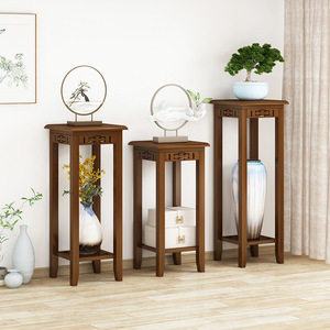 Soporte de madera para flores, estante de varios niveles para sala de estar, balcón, decoración del hogar, estante de exhibición para plantas, material de bambú - Product Image 1