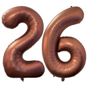 ชุดลูกโป่งฟอยล์สำหรับงานเลี้ยงวันเกิดวันคริสมาสต์รูปลูกลอยขนาด40นิ้วสีน้ำตาลช็อกโกแลต - Product Image 3