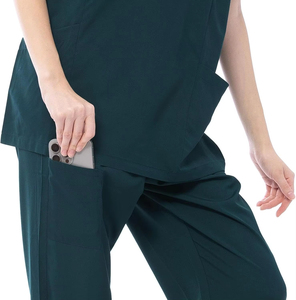 Uniforme Médico de Alta Calidad, Duradero, Tejido, de Manga Corta, Estilo Jogger, Unisex, para Enfermería - Product Image 4