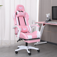Chaise de jeu rose en vente directe d'usine Chaise de jeu inclinable et table Chaise de jeu avec repose-pieds