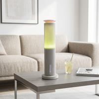 Diffuseur de parfum portable XWSEN écologique pour table, éclairage LED, fonctionnement sans eau, capacité de 100 ml, contrôlé par application pour usage domestique