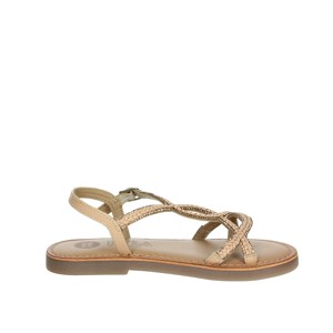 Sandali piatti di tendenza alla moda naturale Scio Top con sottopiede piatto leggero in TPR - Product Image 4