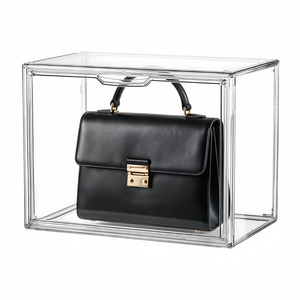 Cajas de Exhibición Acrílicas Transparentes Modernas con Puerta Magnética, para Artículos de Lujo, Coleccionables, Carteras, Libros, Juguetes - Product Image 1