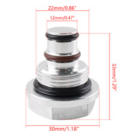 Connecteur de solénoïde turbo HE351CW en aluminium moulé CNC pour pièces de performance, compatible Ram 5.9L/6.7L Cummins, marque JYQ