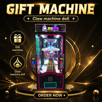 Machine à griffes en métal, acrylique et plastique, couleur personnalisable, pour centre de jeux, mini-arcade, entreprise, jeu de pincettes, jeu de récompenses et de cadeaux