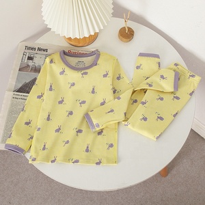<span class=keywords><strong>Pyjama</strong></span> doux pour enfants, sous-vêtements pour enfants, personnalisés, slim, ensemble à la mode, style élégant, automne hiver, - Product Image 6
