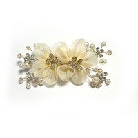 Clip à strass pour chaussures 9*4cm, fleur, décoration de chaussures de mariage, vente directe d'usine