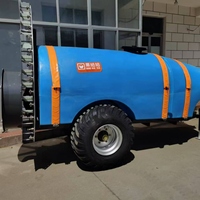 Pulvérisateur d'orchard haute pression de 3000 L remorqué par un tracteur