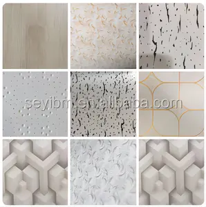 Modern Designs Pvc Decoration Panel Ceiling Tile 60x60 Plasterboard Pvc Gypsum Ceiling Laminated Gypsum Boards