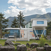 Capsule de couchage mobile de luxe, maison conteneur pour café, villa, boutiques préfabriquées - Maisons modulaires écologiques à installation rapide