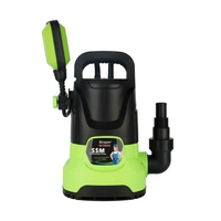 Pompe submersible à faible aspiration avec interrupteur à flotteur pour le drainage des étangs de jardin