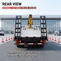 Grue mobile sur camion CLW 10 tonnes à moment de charge élevé, moteur Yuchai 6x4 260 CV, hauteur de levage 20,8 m pour composants hydrauliques