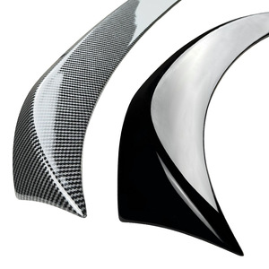 Bmw Rear Trunk Spoiler Wing Piano Black Carbon Fiber Texture Abs Material For E90 2005 2012 - Product Image 5