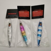 NOUVEAU MAJOR Leurre de pêche au jig lent lumineux 30g-250g pour eau salée avec yeux 3D