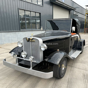 Voiture vintage classique électrique 72V avec structure en acier Q235B pour visiter 4 roues Garantie 1 an - Product Image 2