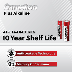 Camelion <b>AA</b> AAA Alkaline <b>Batteries</b> 48 Pack High Capacity For Consumer Electronics - Product Image 5