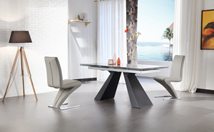 Mesa de Comedor Extensible de Piedra Sinterizada con Base de Metal, Compre Muebles de China en Línea - Product Image 6