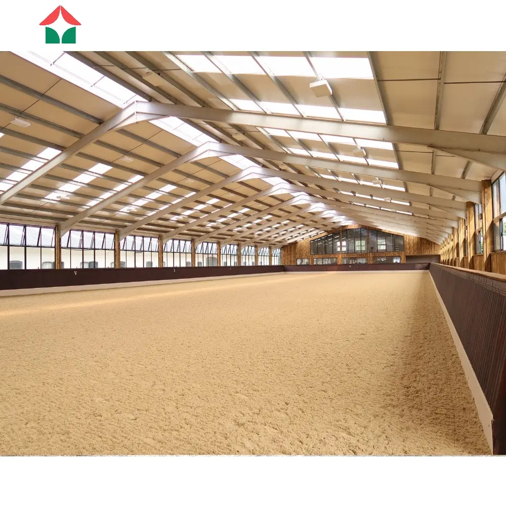 equestrian horse barn kits riding stable arena shed metal frame steel structure constructions materials