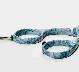 Tijeras de peluquería 5,5 de mano derecha afiladas de acero inoxidable profesional azul - Product Image 4