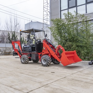 Bestselling Products Best-selling Supply Brand Backhoe 4wd <b>Small</b> Excavator Multiple Attachments Engine Hydraulic Pump <b>Wheel</b> 2 - Product Image 2