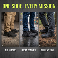 Chaussures de sécurité professionnelles pour hommes, fabriquées en usine, semelle en caoutchouc durable, antidérapantes, pour la formation et les opérations