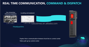 Caméra corporelle avec capteur CMOS FHD, 4G, EIS, H.265, IP67, vision nocturne, 1512P/1440P, GPS, détection de mouvement pour agent de sécurité - Product Image 4