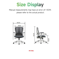 Chaise de bureau ergonomique à dossier haut en maille, chaise de direction avec support lombaire et repose-pieds rétractable pour bureau à domicile