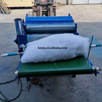 Machine à carder le coton de qualité supérieure à un seul rouleau de 80 cm en laine, polyester et coton, machine à éplucher et à déshydrater le coton et la laine en stock