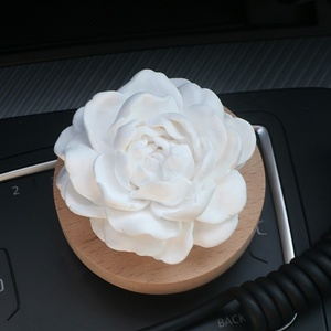 Ambientador de Aroma a Base de Madera para Decoración del Hogar, Difusor de Aceite Esencial con Fragancia de Flor de Porcelana de Cerámica Perfumada - Product Image 2