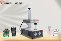 骏飞金属激光雕刻机 CNC 20W 30W 光纤激光器 DXF/PLT/AI DIY 工作室定制礼品照片证件铭牌
