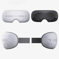 Masseur oculaire électrique 3D Lunettes Masque oculaire sans fil Masseur Appareil de massage des yeux Sain pour les muscles des points d'acupuncture Soulager les tensions