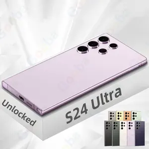 Yepyeni orijinal S24 ULTRA cep telefonu unlocked 4GB + 64GB Android play store GPS ucuz büyük ekran oyun cep telefonları