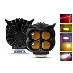 ไฟหน้า LED สองสีสำหรับรถจักรยานยนต์ไฟฟ้า ระบบไฟสีเหลืองพร้อมเลนส์ภายนอก - Product Image 5