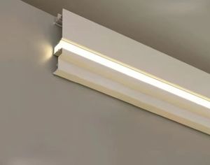 Mục mới perfil de aluminio Para LED PC khuếch tán Anti-Glare đôi mí mắt đầu dòng ánh sáng cho Trần chiếu sáng LED hồ sơ - Product Image 1