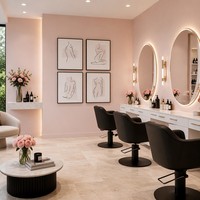 Lot de 4 tableaux encadrés sur toile, art mural minimaliste de la silhouette féminine, esquisse de corps féminin, décoration pour SPA et salon de beauté
