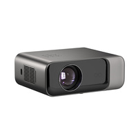 El más nuevo Mini proyector portátil 4K con sistema Android 9,0 310 Ansi Lumens Auto Focus y Trapezoide Corrección Proyector Auto