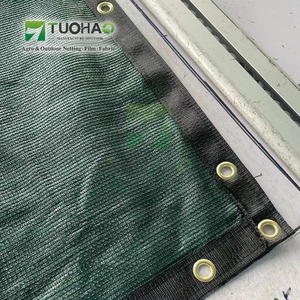 Cao cấp mặt trời chặn màu đen bóng vải lưới - Product Image 3