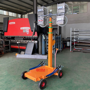 Chất lượng HMF955-L đầu tiên pushcart loại xây dựng điều chỉnh chiều cao của nhãn hiệu nâng 4 mét cao chiếu sáng di động tháp - Product Image 4