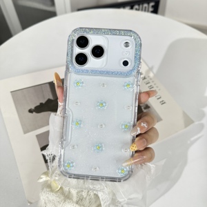 Venta al por Mayor de Fundas para Teléfono con Brillo Epoxi y Accesorios Florales, Triple Protección, para OPPO Realme Narzo 90X 5G FIND X9 PRO - Product Image 1
